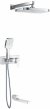 Душевая система встраиваемая Rose R1035, хром 