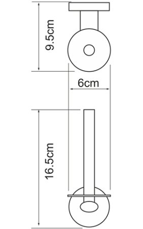 Держатель туалетной бумаги WasserKRAFT Rhein K-6297 