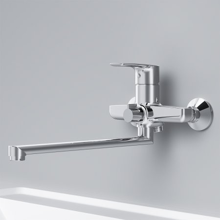 Смеситель для ванны AM.PM Gem F90A90000 универсальный Хром 