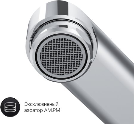 Смеситель для ванны AM.PM Gem F90A90000 универсальный Хром 