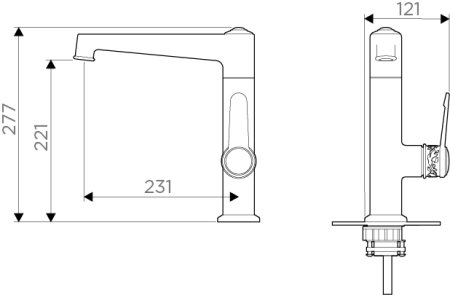 Смеситель для кухни Omoikiri YAMAGATA-G OYAM-G-35 Золото 