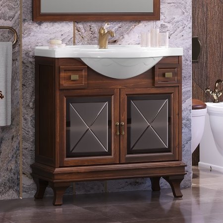 Тумба под раковину Opadiris Борджи 85 00-00006743 Светлый орех 