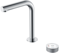 Смеситель для раковины автоматический на 2 отв. Boheme TECH Nikel Brush хром