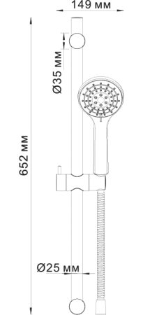 Душевой гарнитур WasserKRAFT A064 