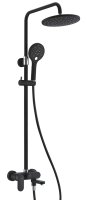 Душевая стойка WasserKRAFT Elbe A17401 черная