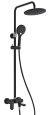 Душевая стойка WasserKRAFT Elbe A17401 черная 