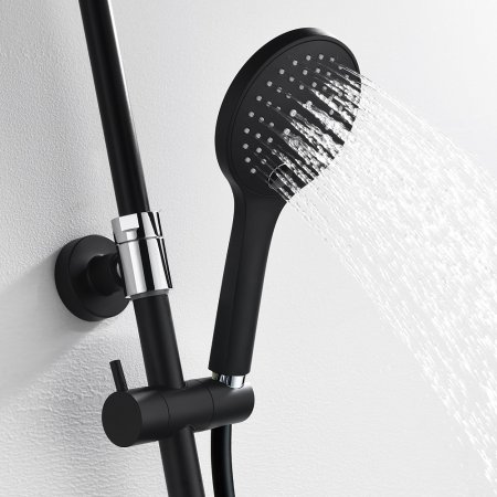 Душевая стойка WasserKRAFT Elbe A17401 черная 