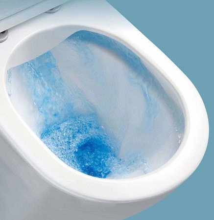 Унитаз CeramaLux CL2196-1 подвесной Белый с сиденьем Микролифт 