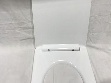 Унитаз CeramaLux CL2196-1 подвесной Белый с сиденьем Микролифт 