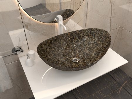 Раковина-чаша Stella Polar Орион 58 SP-00001134 Коричневый камень 