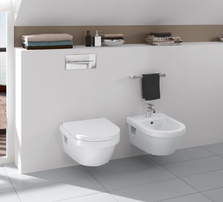 Унитаз подвесной Villeroy & Boch Omnia Architectura 5684HR01 альпийский белый 