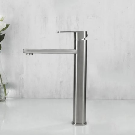 Смеситель для раковины Frap H805 F10805-2 Нержавеющая сталь 