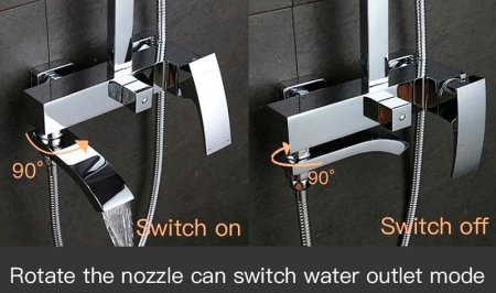 Душевая система Gappo G07 G2407-11 Хром 