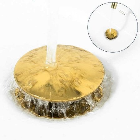 Донный клапан Frap F62-3 click-clack Золото 