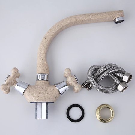 Смеситель для кухни Frap H5408 F5408-21 Бежевый 