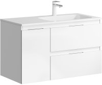 Тумба под раковину Aqwella Accent 90 R ACC0109RW подвесная Белая