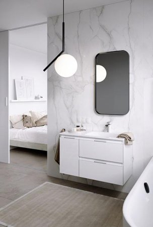 Тумба под раковину Aqwella Accent 90 R ACC0109RW подвесная Белая 