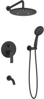 Душевая система ESKO 7in1 SB Черная матовая Душевая система ESKO 7in1 SB Черная матовая