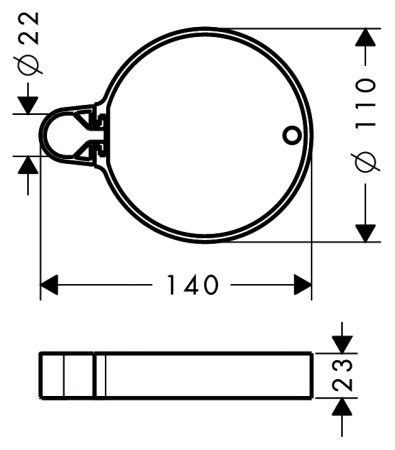 Мыльница Hansgrohe Cassetta C 28678000 