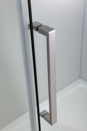 Душевой уголок Black&White Stellar Wind S508 5088012 профиль Серебристый хром стекло прозрачное 