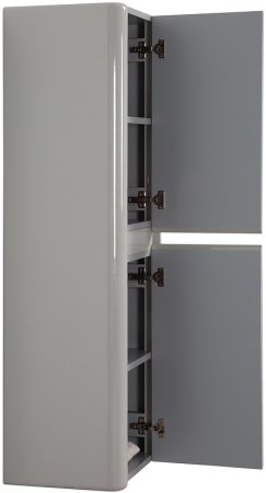 Шкаф пенал Black&White Universe U915 45 915.SC подвесной Glossy light grey 