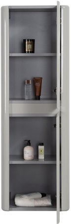 Шкаф пенал Black&White Universe U915 45 915.SC подвесной Glossy light grey 