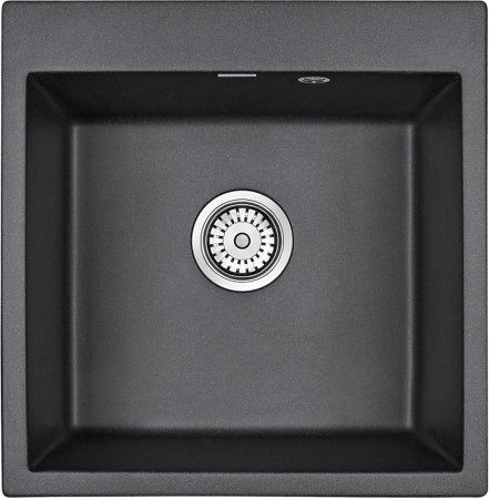 Мойка кухонная Paulmark Praktisch PM105152-BL 51х52см, черный 