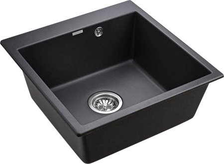 Мойка кухонная Paulmark Praktisch PM105152-BL 51х52см, черный 