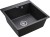Мойка кухонная Paulmark Praktisch PM105152-BL 51х52см, черный 