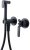 Гигиенический душ со смесителем Bronze de Luxe 1760'S Loft 3253SB Черный матовый 