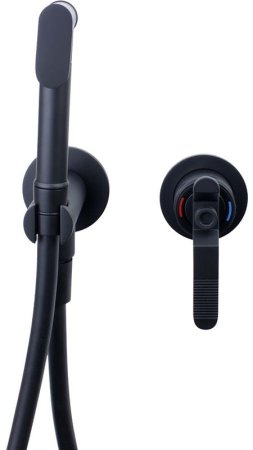 Гигиенический душ со смесителем Bronze de Luxe 1760'S Loft 3253SB Черный матовый 