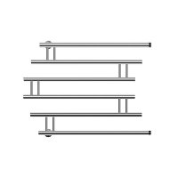 Полотенцесушитель водяной Ника Econ ПМ4 60х80