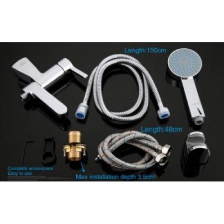 Смеситель для биде/раковины с гигиеническим душем Gappo Chanel G1204 хром 