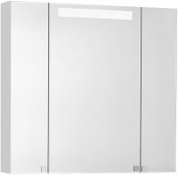 Зеркальный шкаф Aquaton Мадрид 80 М 1A175202MA010 с подсветкой Белый