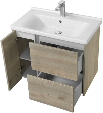 Тумба под раковину Aquaton Стоун 80 1A228201SX850 подвесная Сосна арлингтон 