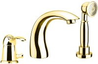 Смеситель на борт ванны Fiore Jafar 47OO5105 Золото