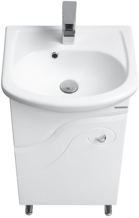 Тумба под раковину Aquaton Колибри 41 L 1A065201KO01L Белая 