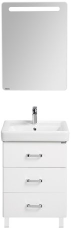 Зеркальный шкаф Aquaton Америна 60 R 1A135302AM01R с подсветкой Белый 