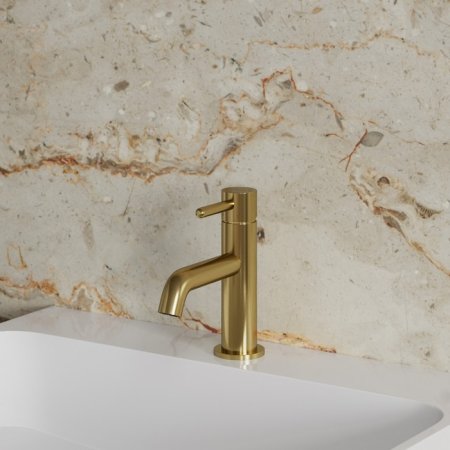 Смеситель Omnires Y Y1210NGLB для раковины брашированное золото 