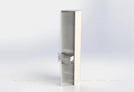 Шкаф-пенал для ванной Aquanet Модена 35 белый 