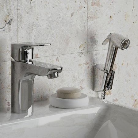 Смеситель для раковины Paini Viva Style P4CR205/574 с гигиеническим душем Хром 