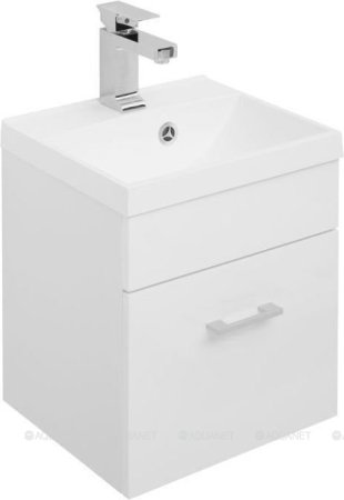 Тумба с раковиной Aquanet Нота 40 белый 