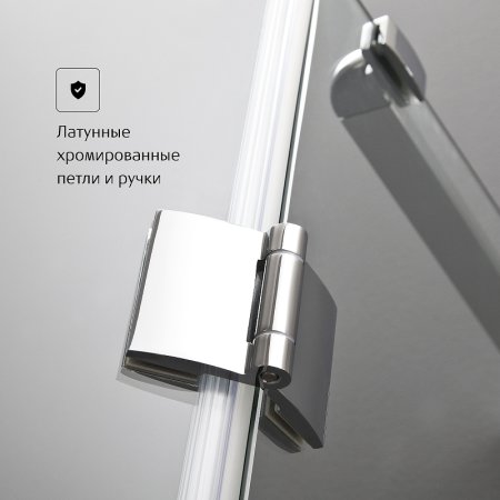 Душевая дверь Roca Metropolis 90 MP3409012M профиль Хром стекло прозрачное 