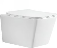 Унитаз Azario Boca AZ-2002 подвесной Белый с сиденьем Микролифт Унитаз Azario Boca AZ-2002 подвесной Белый с сиденьем Микролифт