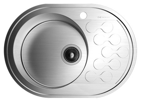 Мойка кухонная Omoikiri Kasumigaura 65-1-IN-L нержавеющая сталь 