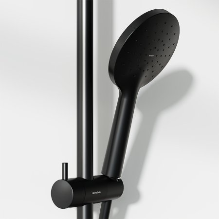 Душевая система Damixa Jupiter 977710300 Черная матовая 