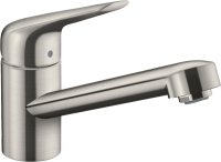 Смеситель Hansgrohe Focus M42 71808800 для кухонной мойки, сталь