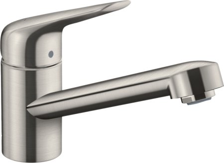 Смеситель Hansgrohe Focus M42 71808800 для кухонной мойки, сталь 