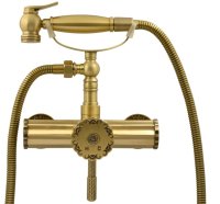 Гигиенический душ со смесителем Bronze de Luxe WINDSOR 10135, бронза