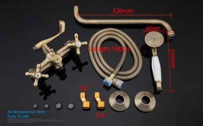 Смеситель для ванной Gappo G2263-4 Бронза 